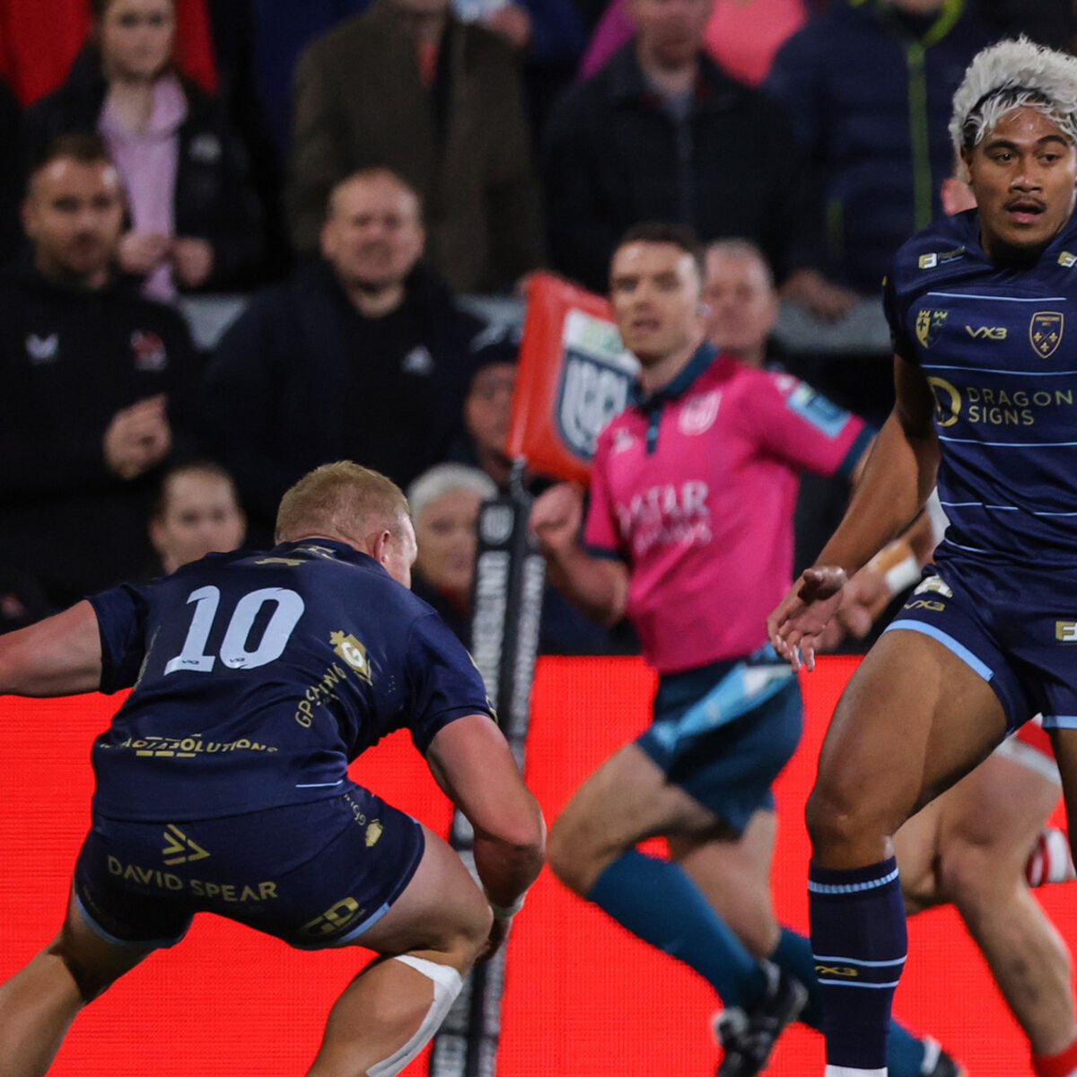Mikey Lowry's dancing feet inspire Ulster to victory over Dragons
