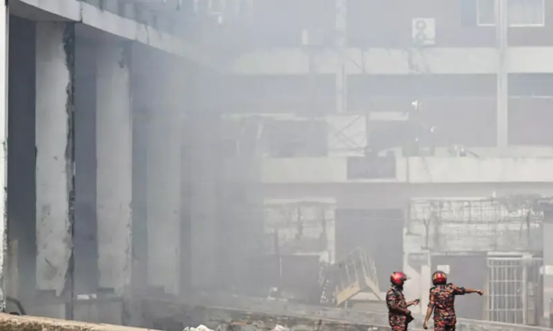 Bangladesh probes cause of massive airport fire