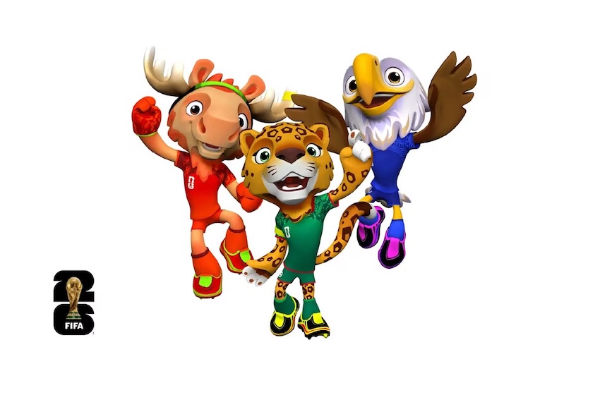 Meet Clutch, Maple and Zayu, the 2026 FIFA World Cup mascots