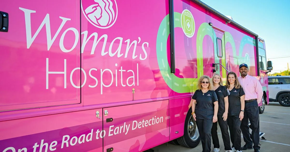 Woman's Hospital's pink bus services 37 Louisiana parishes