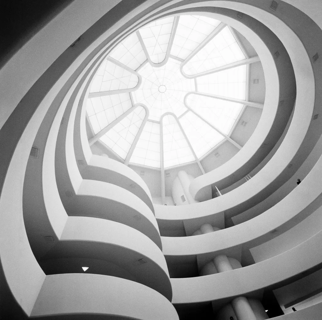 October 21, Frank Lloyd Wright's Modernist icon opens in New York