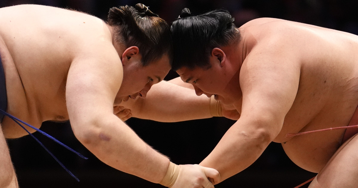 Unbelievable Slam in Sumo Competition Goes Viral