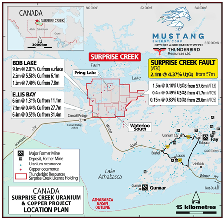 Mustang Energy Corp. Makes Final Preparations for Surprise Creek Drilling Project, Saskatchewan
