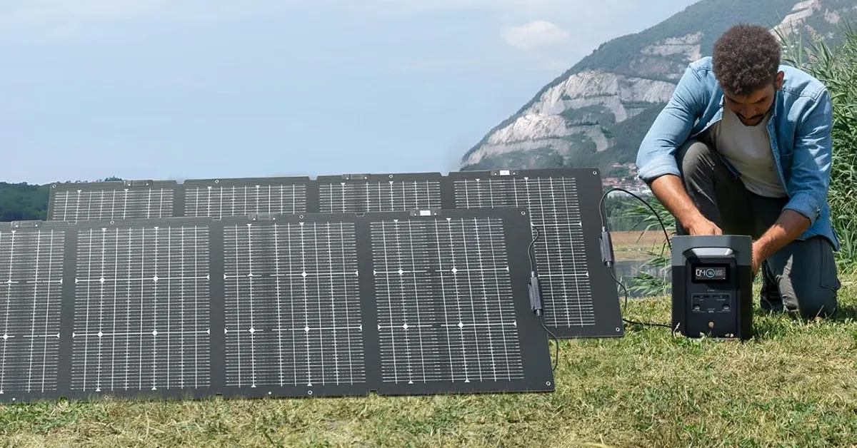 EcoFlow 48-hour flash sale drops expanded DELTA 2 bundle with 2x 110W solar panels to $919 low, more from $129