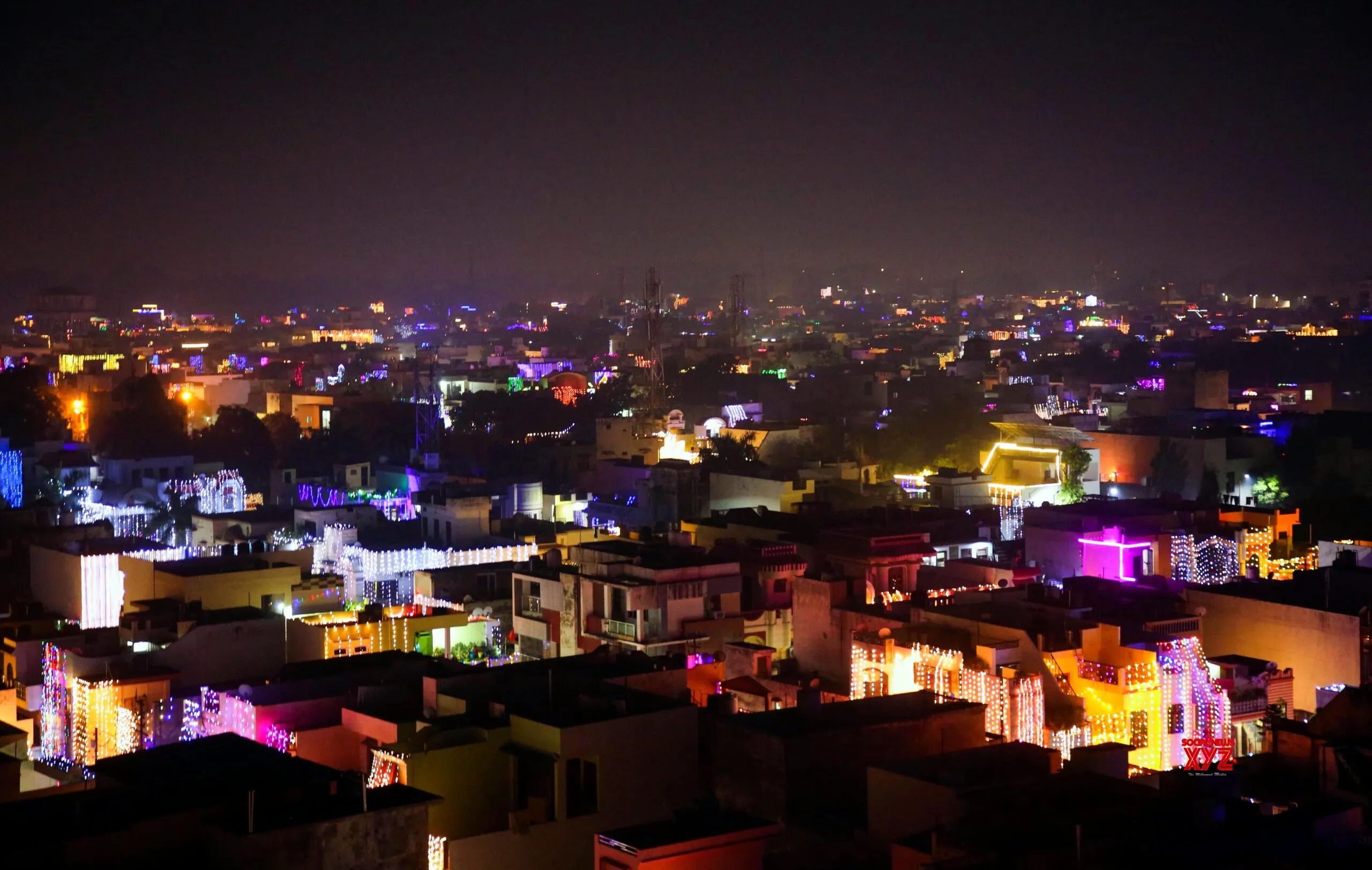 Moradabad glows with lights on Diwali #Gallery