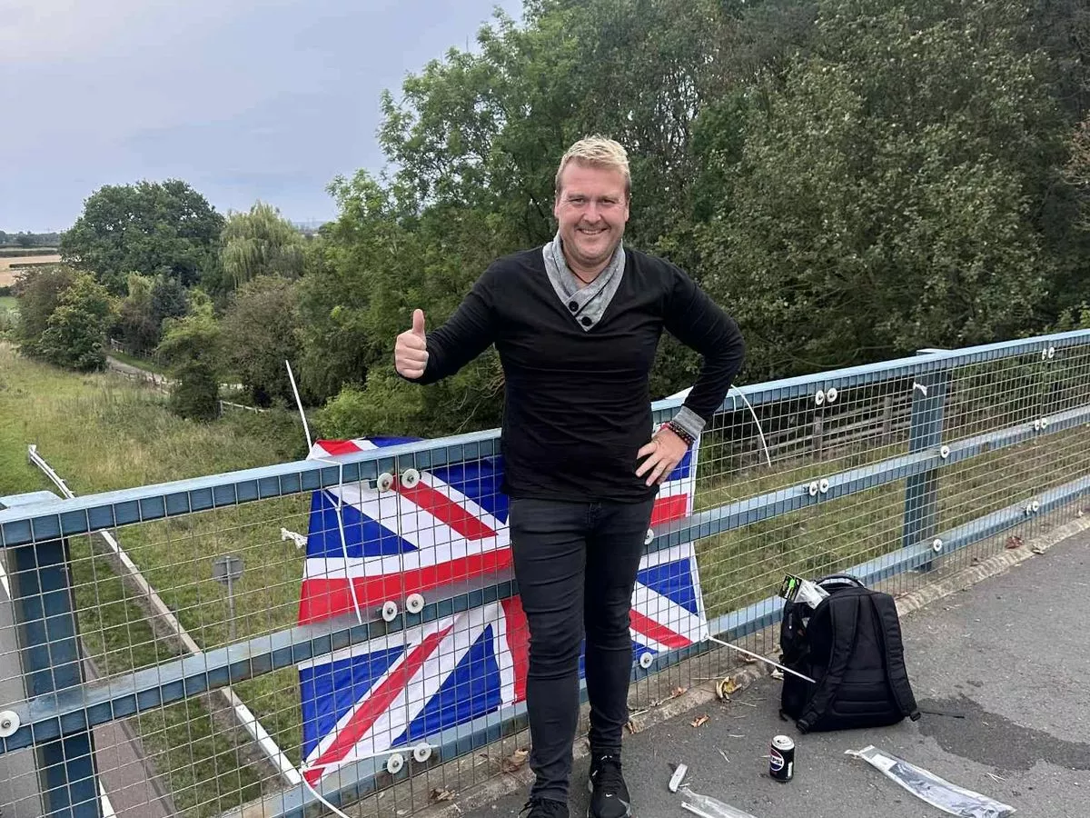 Teacher let go after putting up 150 flags demands Union Jacks back after they are 'ripped down'