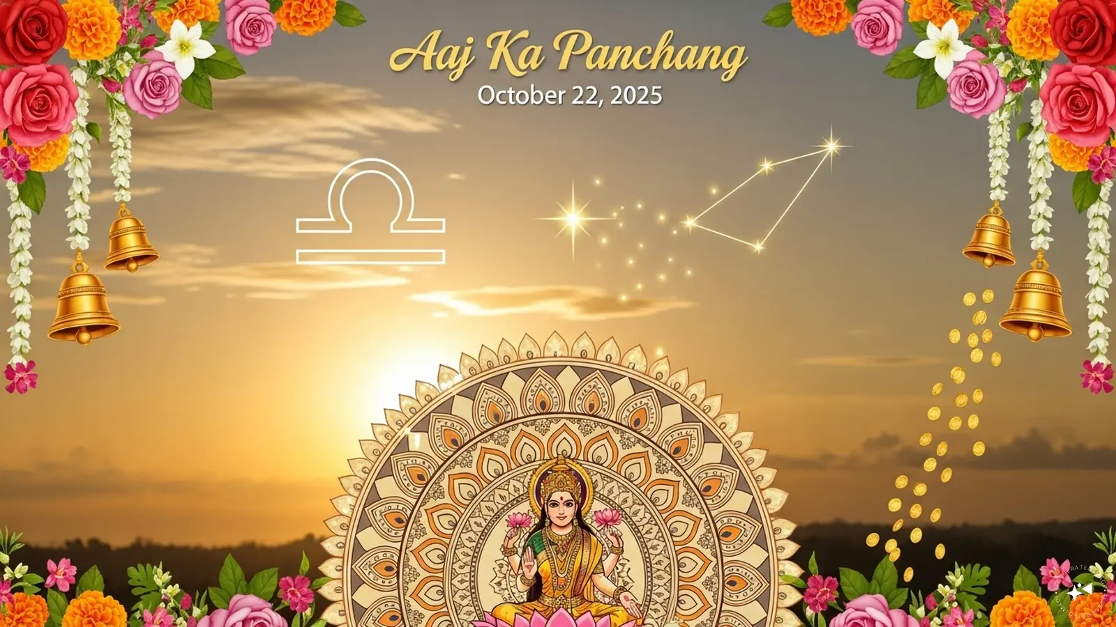 Aaj Ka Panchang, October 22, 2025: Tithi, Vrat, Shubh Muhurat & Rahu Kaal Today