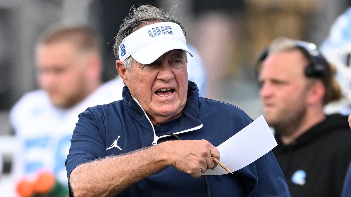 Bill Belichick reveals fate of suspended UNC coach as nightmare debut season takes new twist