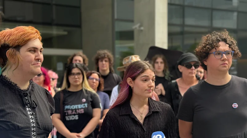 Government decision to ban gender-affirming care tested in court