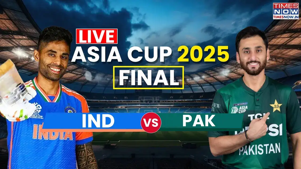 India vs Pakistan Live, Asia Cup 2025 Final: IND Hope To Lift Record-Extending 9th Title