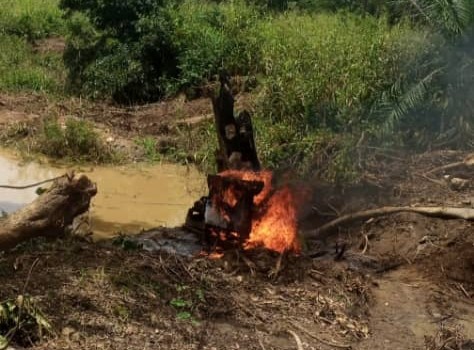 Illegal miners block river course causing water shortage in farming communities