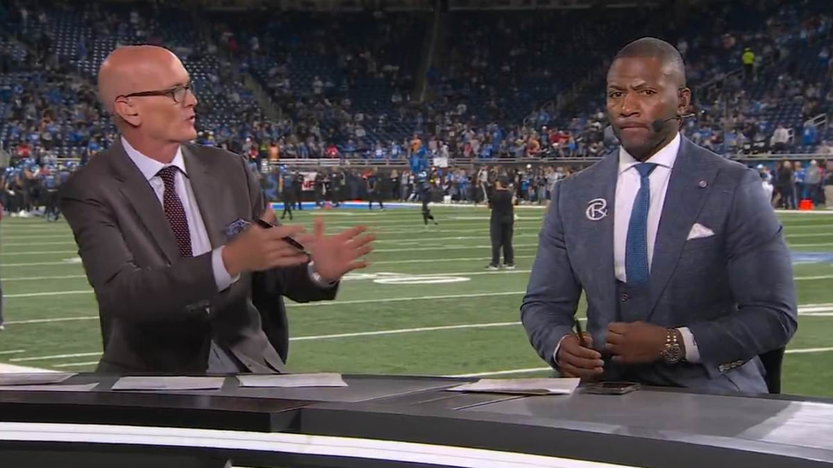 ESPN star Ryan Clark infuriates NFL fans with his suit live on air during Monday Night Football