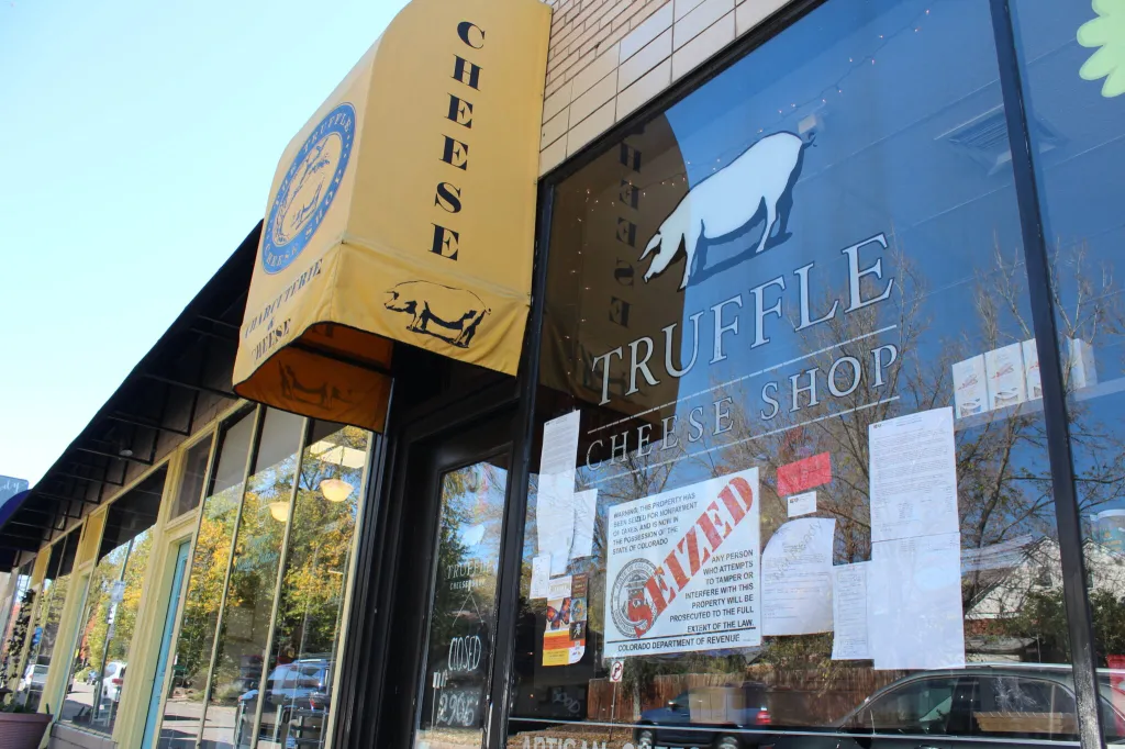 Cherry Creek cheese shop seized by state over unpaid taxes