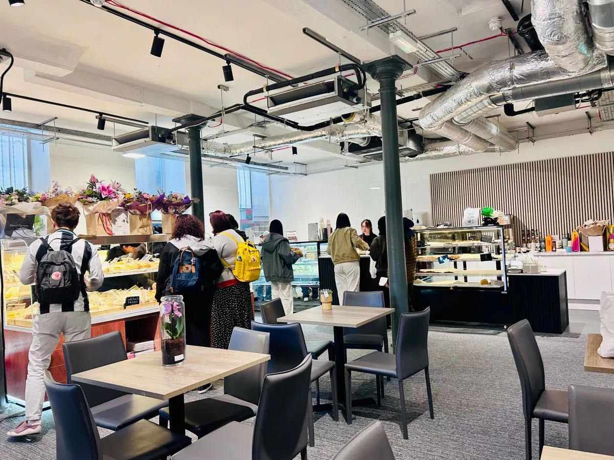 Inside the fabulous Chinese bakery tucked out of sight with queues out the door