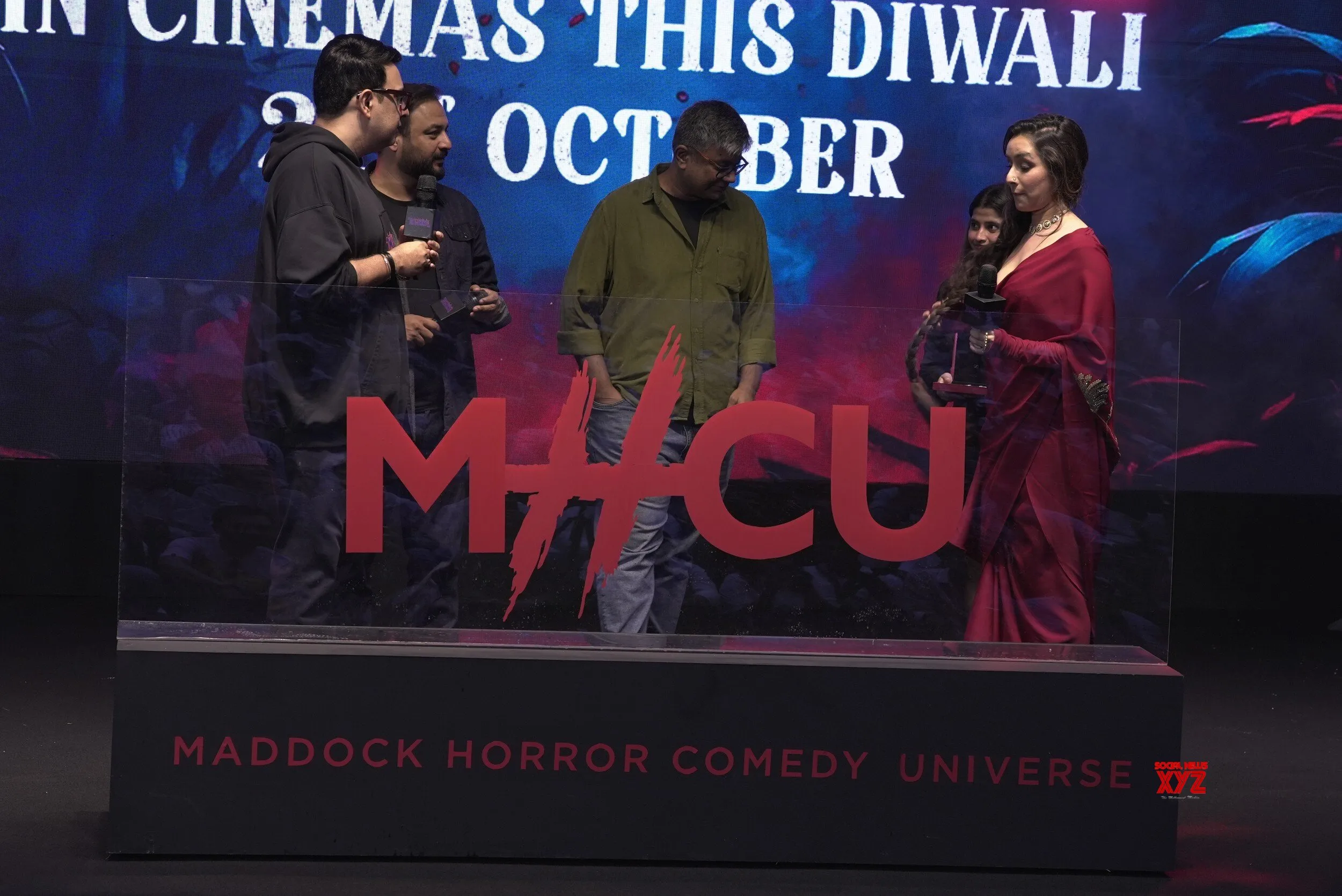 Ayushmann Khurrana, Shraddha Kapoor,  Dinesh Vijan, And Other Celebs At The Grand Trailer Launch Of Thamma – Gallery Part 2