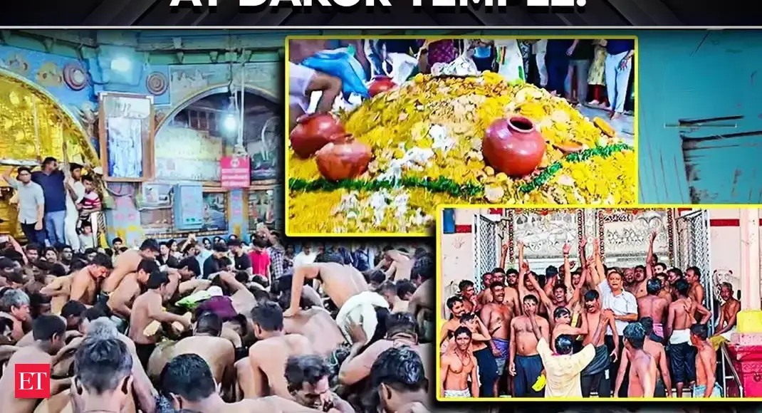 ‘3,000 kg prasad looted!’: Gujarat’s Dakor Temple revives 250-year-old Annakoot tradition