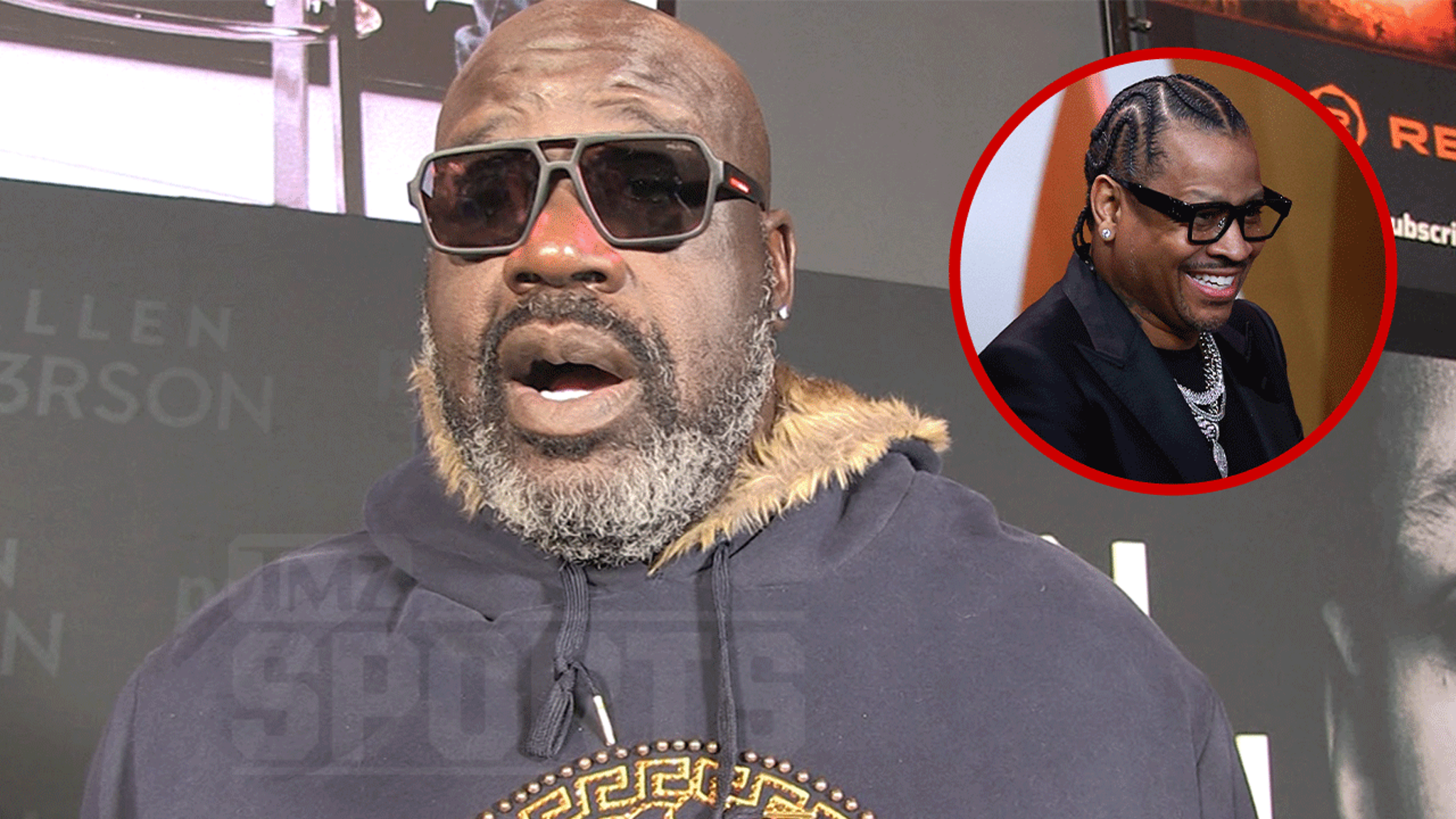 Shaquille O'Neal Proud Of Allen Iverson For Sobriety
