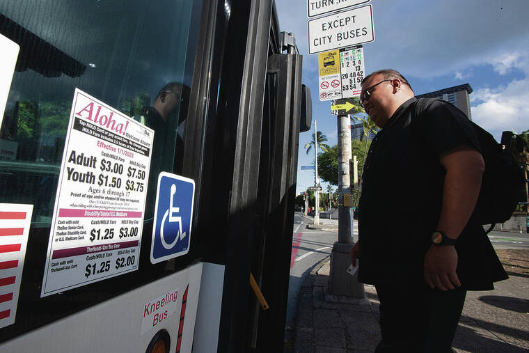 City Council considers Honolulu’s transit fare policy