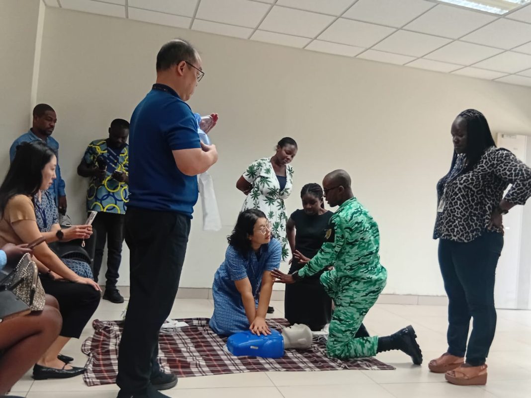 Koreans in Ghana receive life-saving skills training