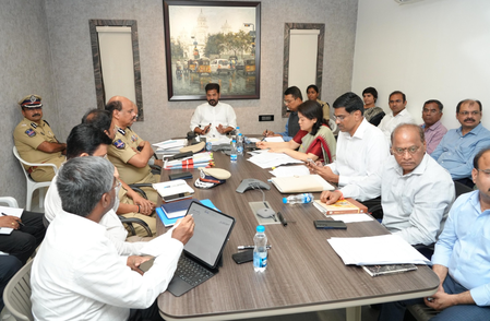 Telangana CM for completing new building of Osmania Hospital in two years