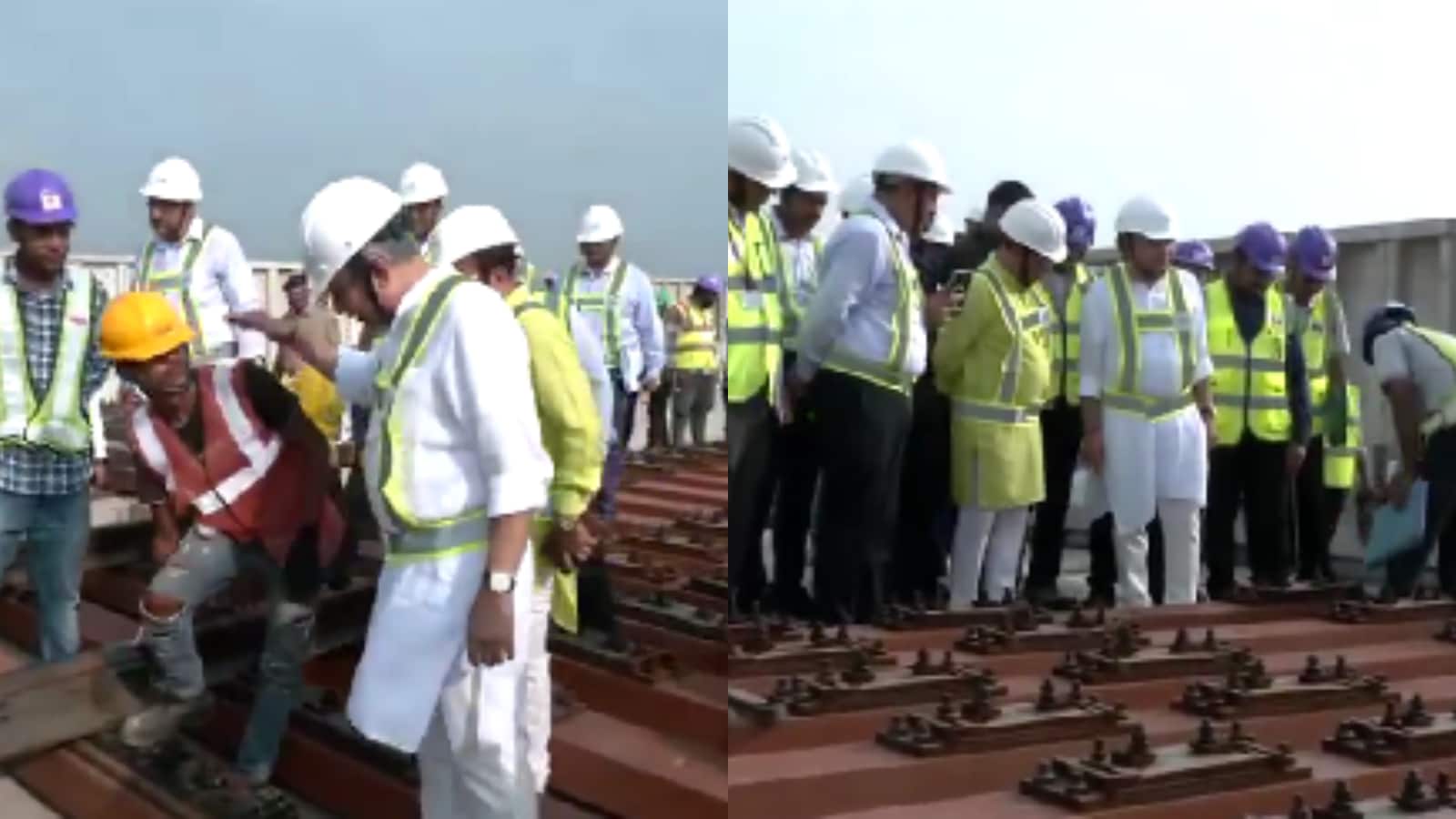 'Really Good Progress': Vaishnaw Inspects Bullet Train Work, Says 'Unique' Tech In Focus