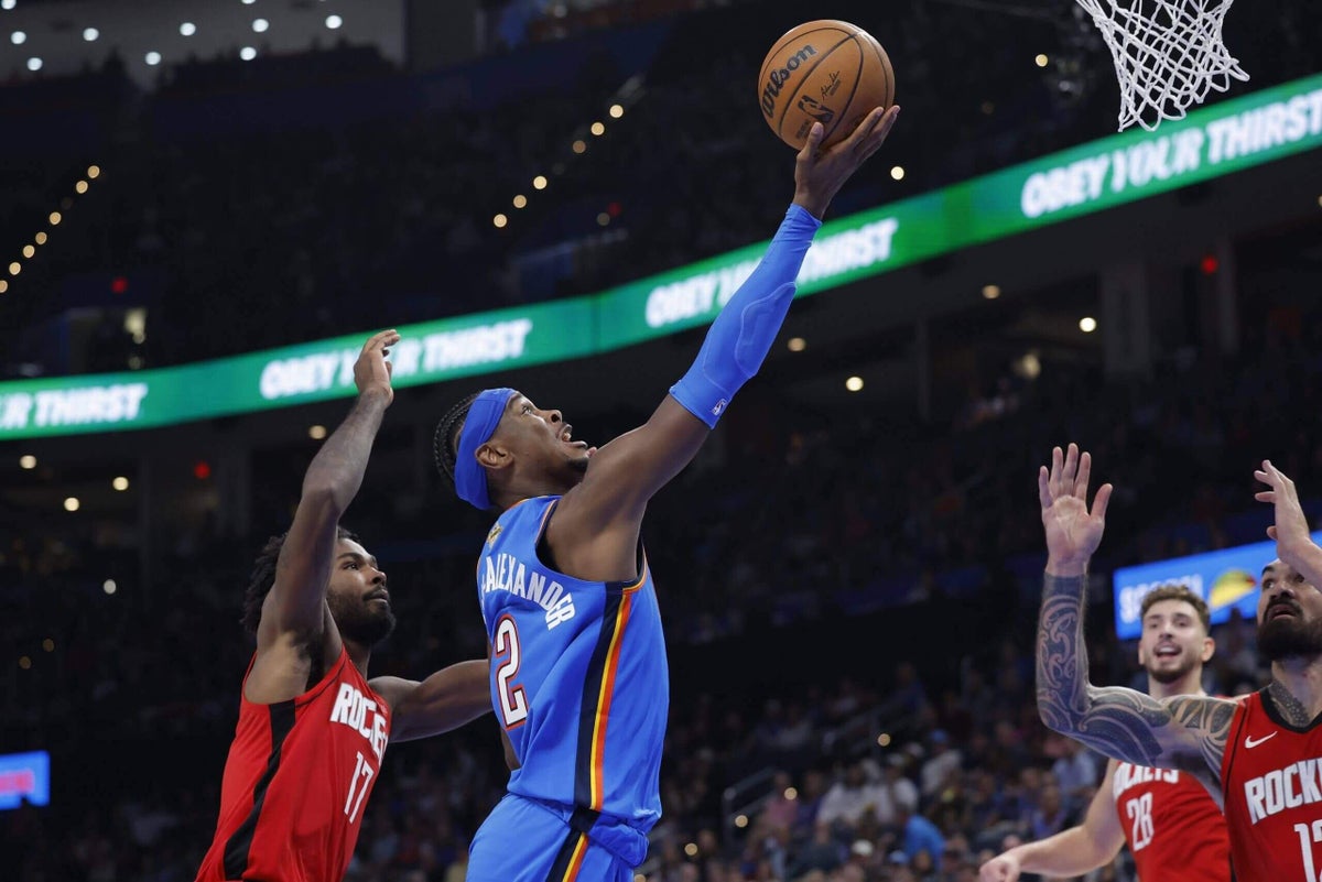 Shai Gilgeous-Alexander leads Thunder past Rockets in double-overtime thriller on ring night