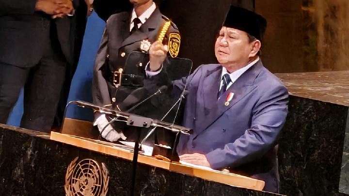 Prabowo Hopes UN Speech Can Help Bring Gaza Ceasefire