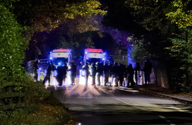 Six arrests and one garda injured as Commissioner condemns 'thuggery' of Citywest riot
