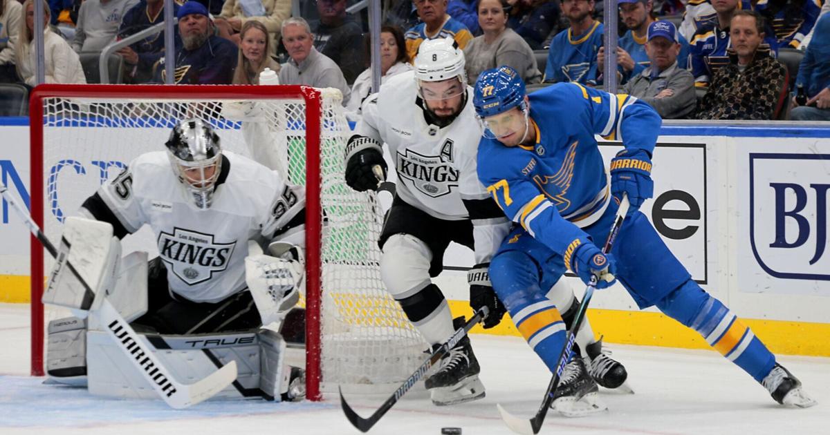 Blues lose 2-1 to Kings in overtime on power-play goal