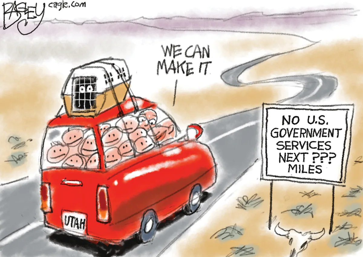 Bagley Cartoon: The Road