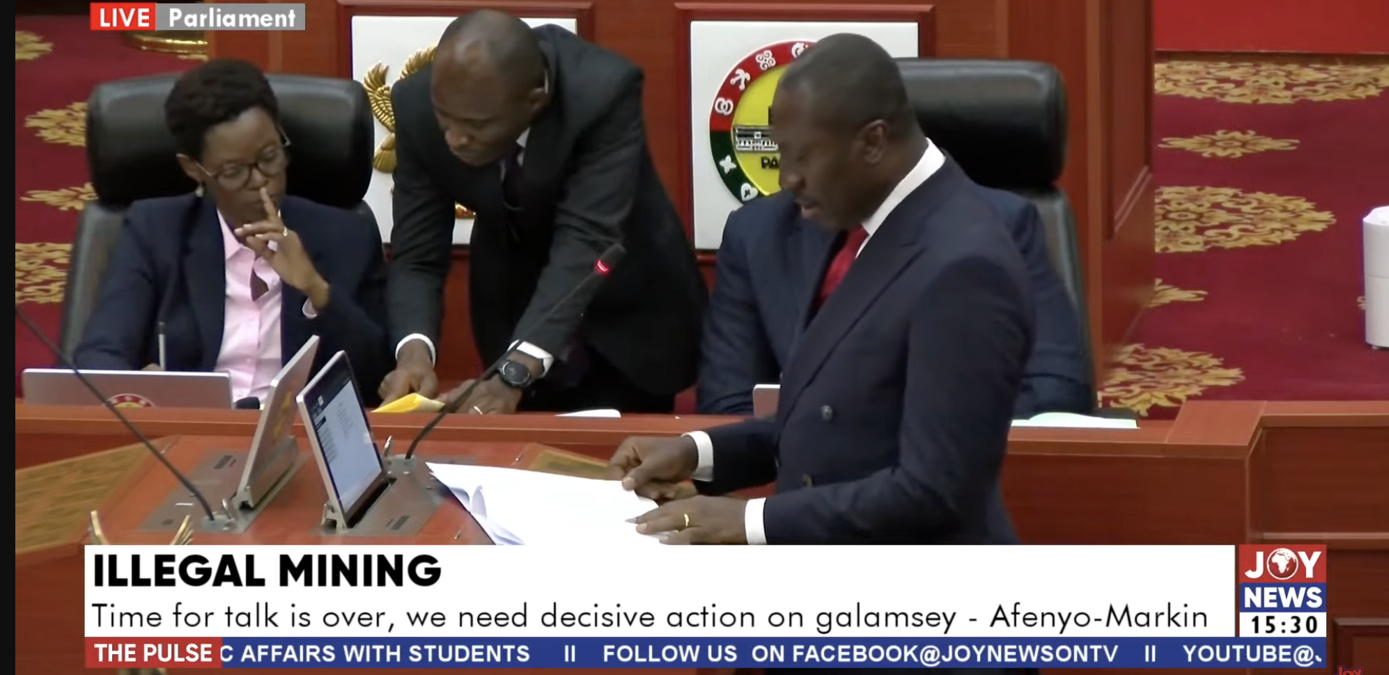 Enough talk, time for action — Afenyo-Markin rallies Parliament to fight galamsey