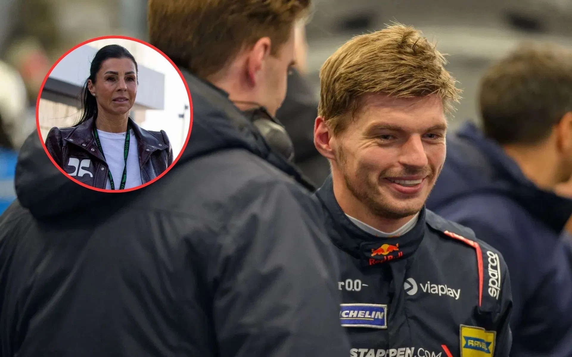Max Verstappen's mother Sophie Kumpen reacts to the Red Bull driver taking part in the Nurburgring Endurance Series