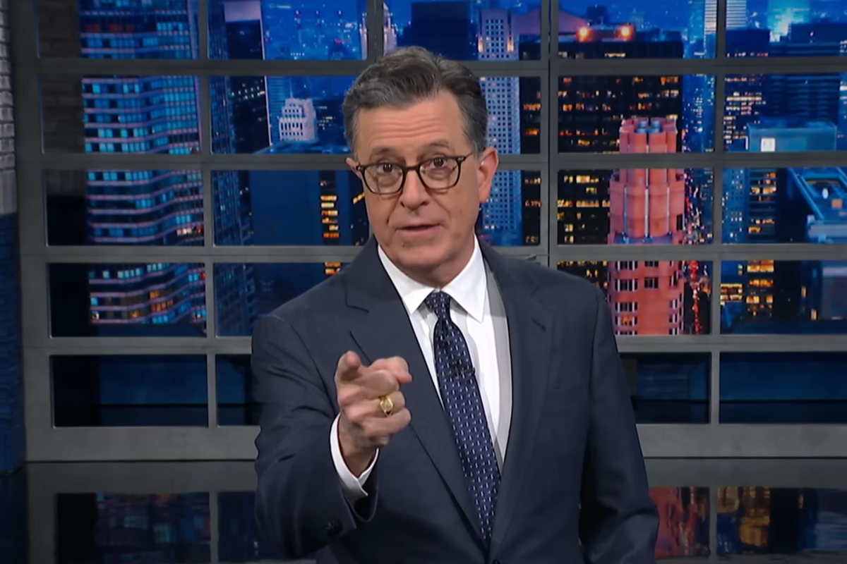 Stephen Colbert scorns Trump over White House ballroom ‘lie’