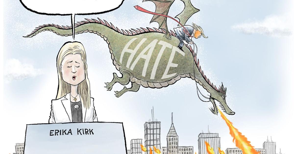 Our Opinion: An increasingly vengeful America should follow Erika Kirk's example