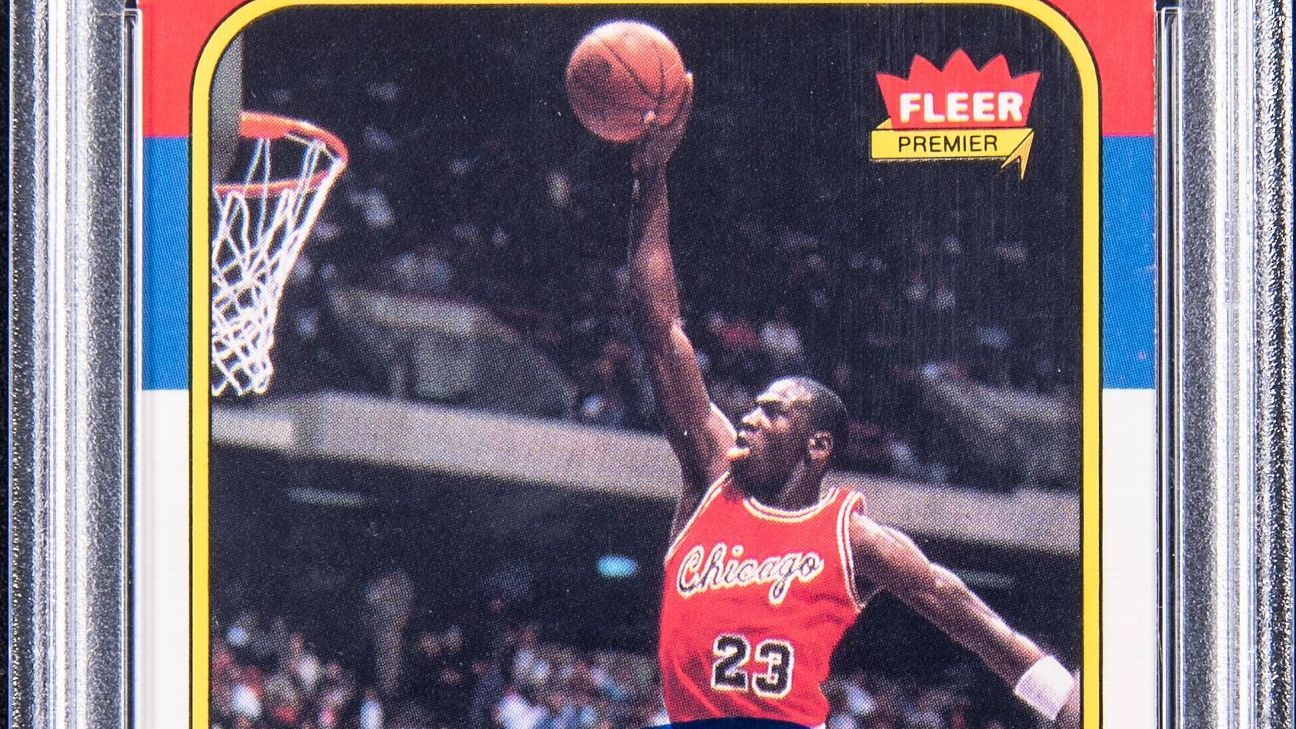 Michael Jordan card sets 'aftermarket' record with $2.7M sale