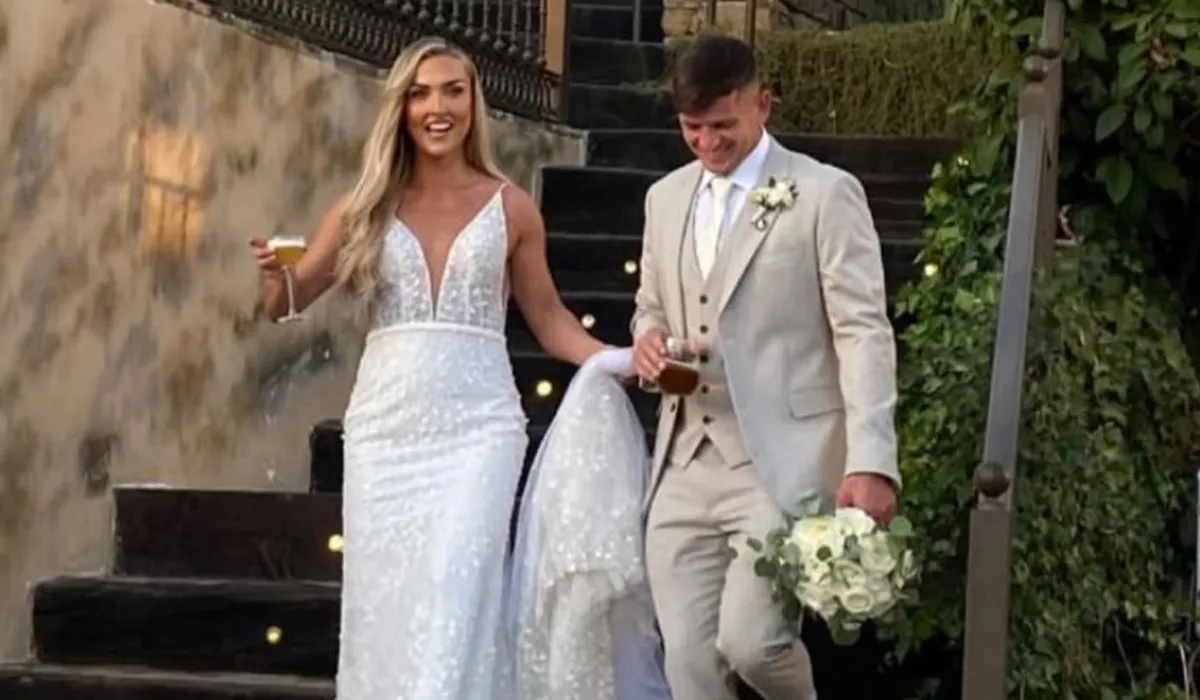 Fitness coach Sarah Catterson hosts dreamy destination wedding