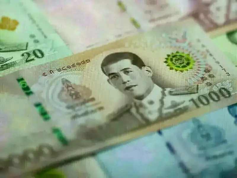 Thai baht/US dollar flat on Wednesday