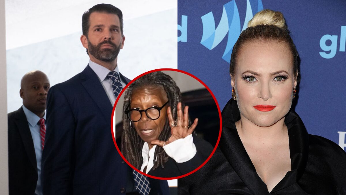 Donald Trump Jr. Calls on Fans to Pressure ‘The View’ to Post Video of Whoopi Goldberg Triggering MAGA, Meghan McCain Makes It Worse
