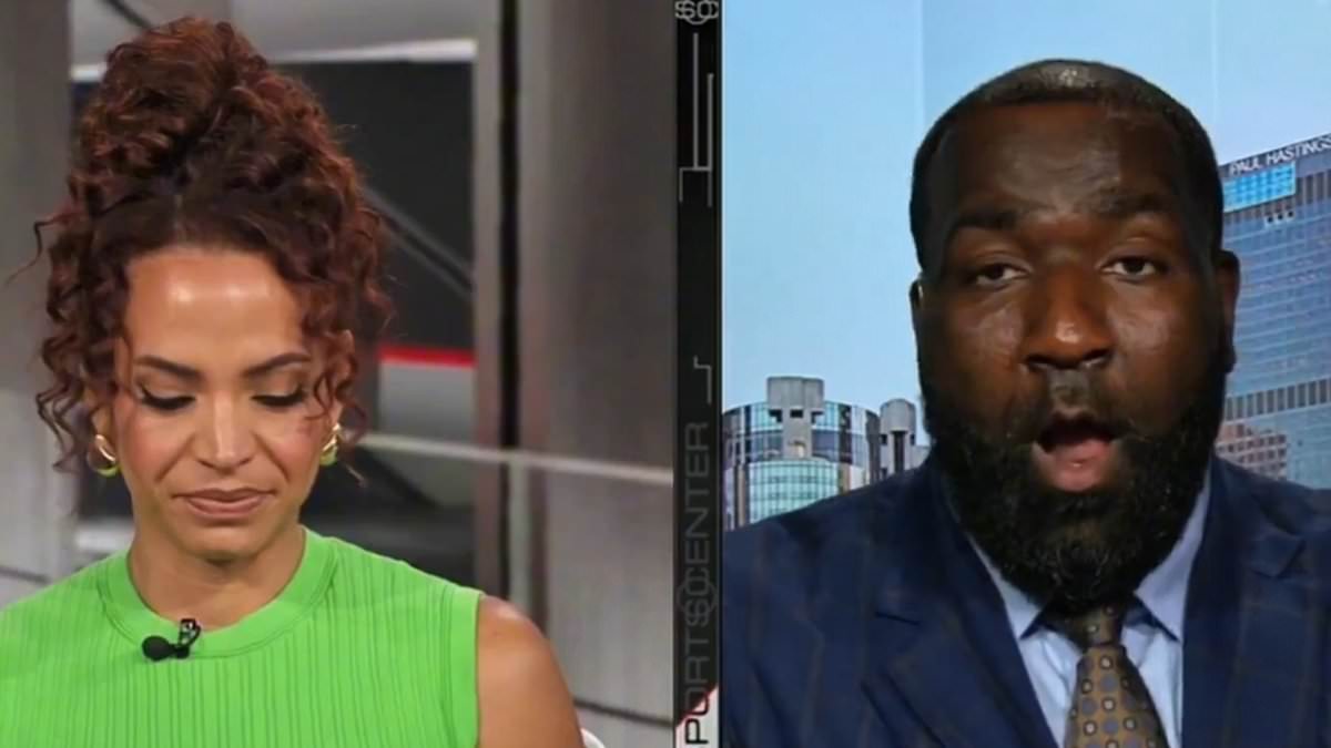 NBA legend Kendrick Perkins leaves female ESPN host Elle Duncan speechless with wild on-air comment