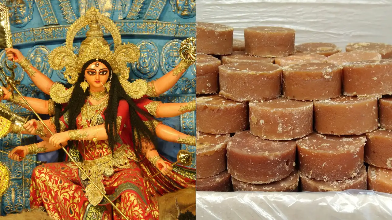 Navratri 2025 Day 7 Bhog: Quick Nolen Gur Rasmalai Recipe To Please Maa Kalratri