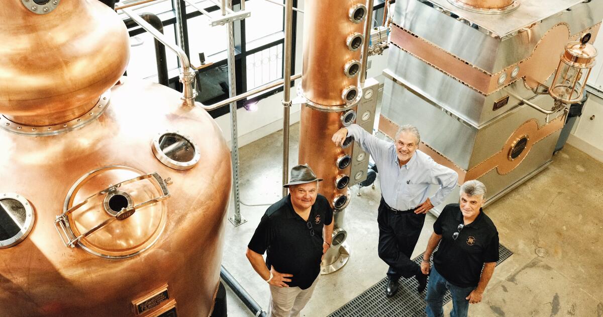 A new Hollywood distillery makes vodka from California dates in a former mortuary