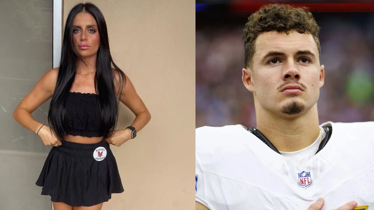 Ladd McConkey’s wife Sydney shuts down troller with brutal clapback for labeling Chargers WR's team "s**tty"