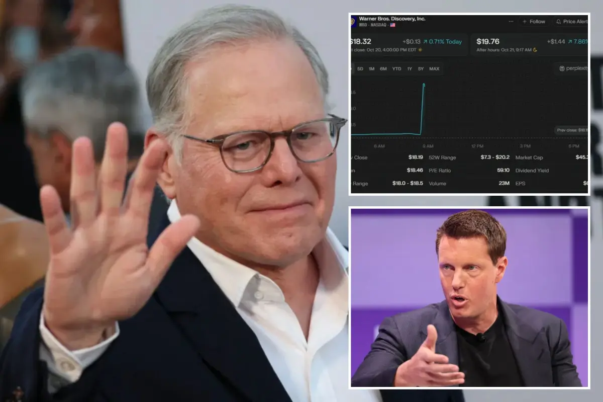 Warner Bros. Discovery puts itself up for sale, stock surges 8%