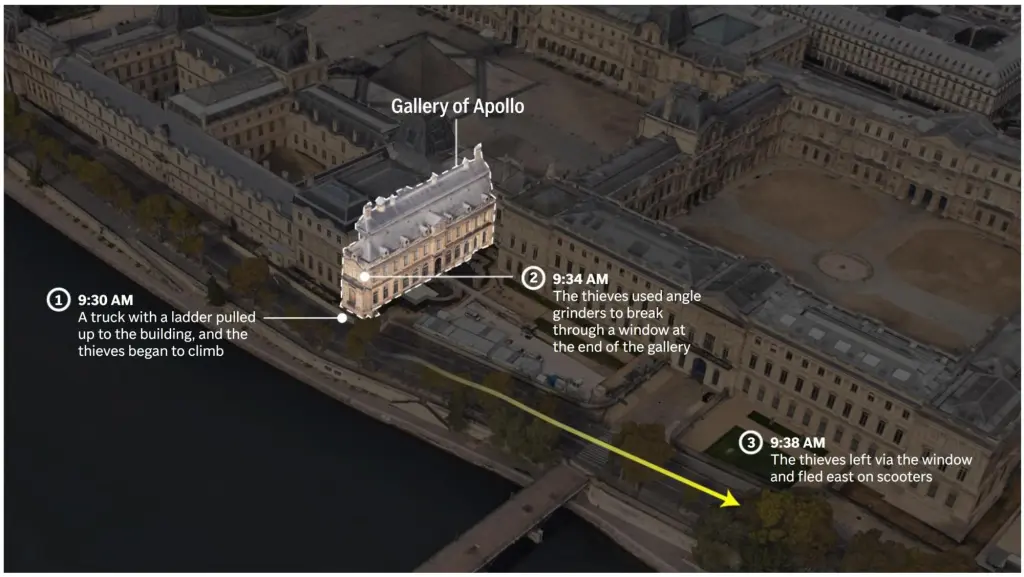 Paris prosecutor says stolen Louvre jewels worth estimated $102 million