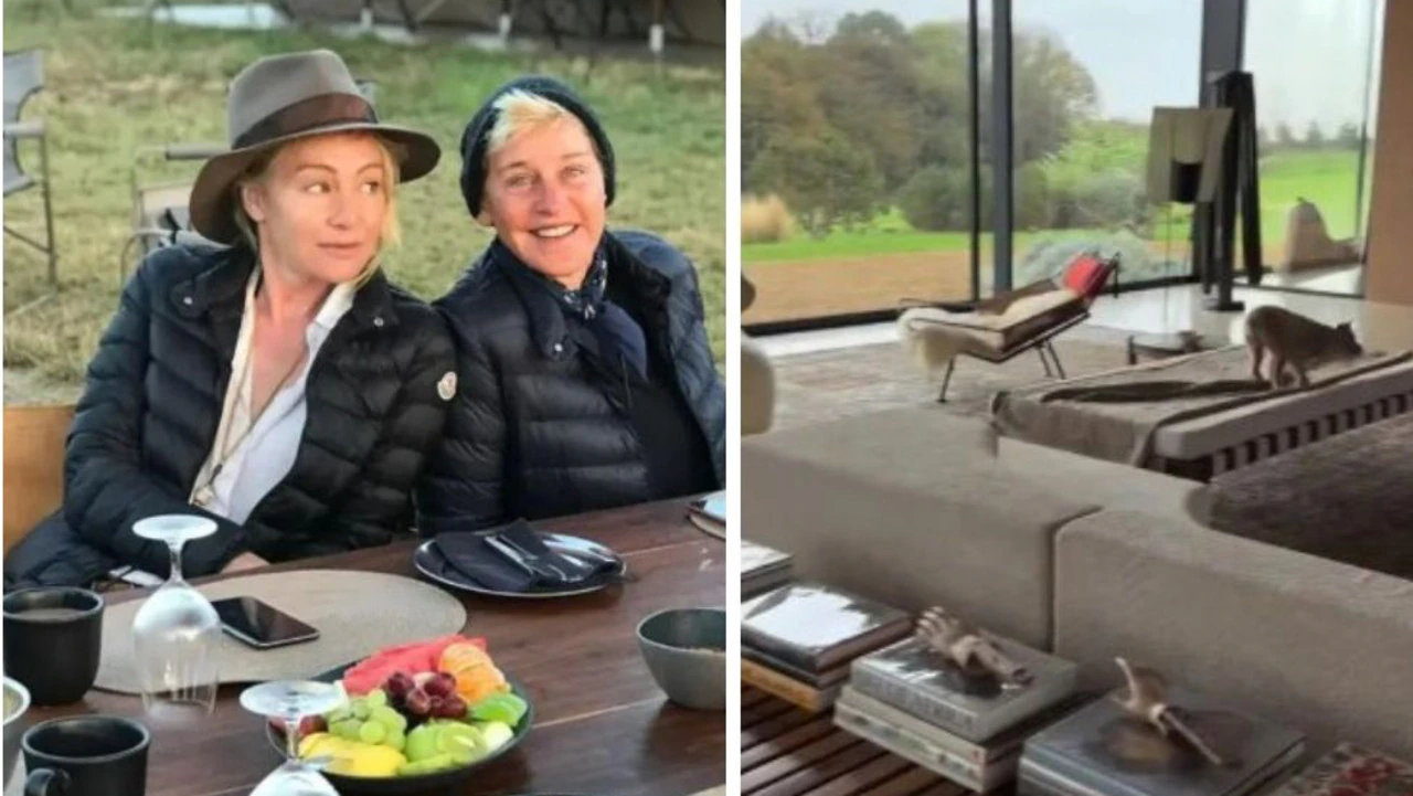 Rare glimpse into Ellen DeGeneres and Portia de Rossi’s new life after quitting Hollywood