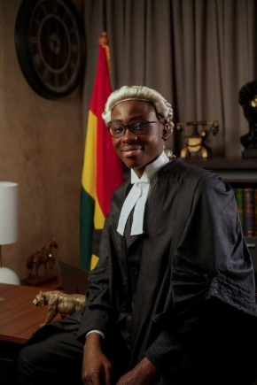 Meet 21-year-old Nana Danquah Adjei Domson from Breman Asikuma, the youngest person ever called to the Bar in Ghana