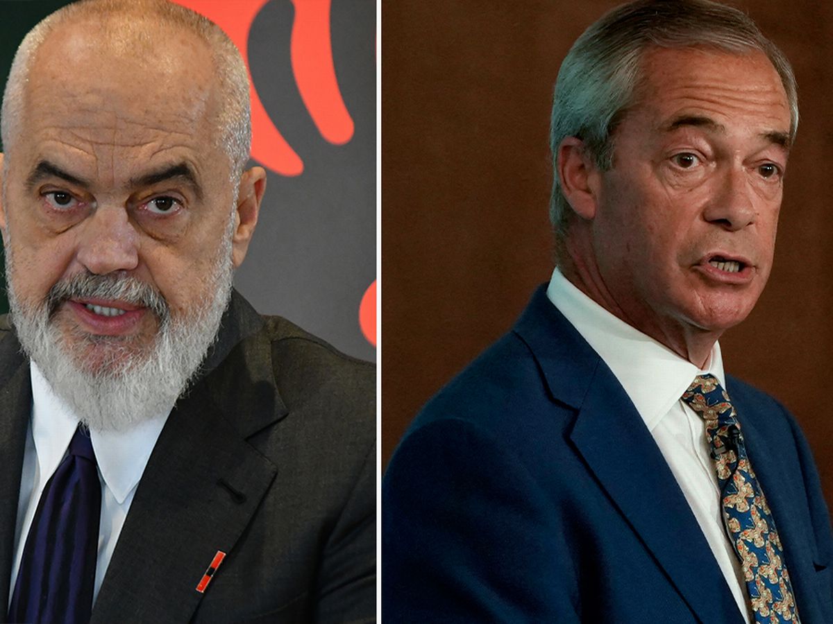 Visiting PM says UK paying price for Brexit with dig at Nigel Farage 'theatrics'