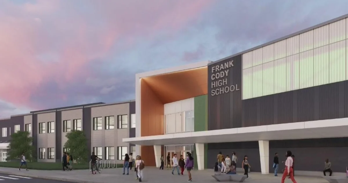 Detroit Public Schools Community District celebrates Cody High School construction project