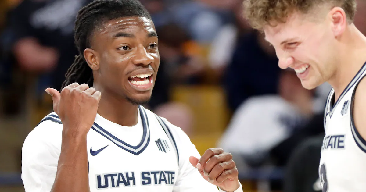 What was learned about Utah State during its exhibition contest against Seattle