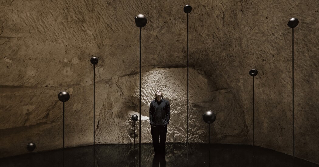 Art in a Champagne Cave Near Paris Asks Big Questions